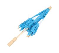 LIFKOME Paraguas Infantil Mango De Madera Sombrilla Bordada De Encaje para Niñas Decoración De Shower