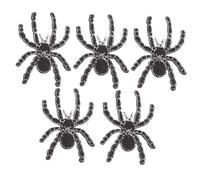 LIFKOME Parche Bordado de Araña para Coser Diy, 5 Piezas Termoadhesivas, Diseño de Dibujos Animados, Adhesivo para Decoración de Ropa, Adecuado para Ropa Temática y Manualidades