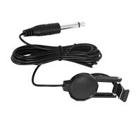 LIFKOME Pastilla para Violín Portátil Clip Negro de Abs y Metal que Captura Audio Claro para Músicos en Instrumentos Musicales