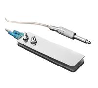 LIFKOME Pedal para Tatuajes de Acero Inoxidable Interruptor Antideslizante Rectangular de Silicona Accesorio Duradero para Máquinas de Tatuar Fácil de Usar y Resistente