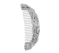 LIFKOME Peine de Aleación Diseño Dragón Vintage, Masajeador Decorativo de Plata para Cabello Rizado y Uso Diario en Mujeres y Hombres