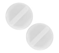 LIFKOME Perilla 2 Piezas de Control de Temperatura 27mm, Material Abs, Diseño Moderno, Mejora el Almacenamiento en Cocina para Frigorífico y Congelador