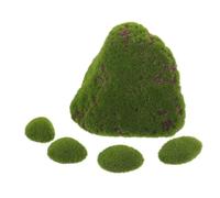 LIFKOME Piedra Artificial Realista Simulación Detallada con Textura Suave Decoración DIY para Plantas y Jardines Resistente y Práctica para Mesa y Bonsái