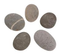 LIFKOME Piedras Decorativas para Pintar Planas y Lisas, Paquete de 5 Piezas de Tamaño 7x4.5x2cm, Ideales para Proyectos Manuales DIY y Técnicas Variadas de Pintura Color Color Aleatorio