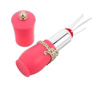 LIFKOME Pin Cushion Novelty Crown Lipstick Style With Built Needle Storage Tube Compact Portable Sewing Organizer For Embroidery And Quilting Durable European Design