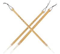 LIFKOME Pinceles de Caligrafía China Lavables 3 Piezas Pequeño Mediano Grande Kit para Principiantes Pinceles Tradicionales para Pintar y Escribir Pértiga Uso Doméstico y Arte