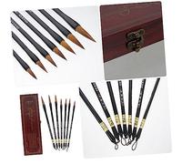 LIFKOME Pinceles de Caligrafía Chinos de Pelo de Ergonómicos para y Dibujo Útiles para y Viaje con Punta Resistente y Líneas