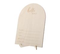 LIFKOME Placa Conmemorativa De Madera Para Marco De Fotos Marcador De Crecimiento Decoración Para Habitación De Idea De Para y Primer Anuncio De Embarazo