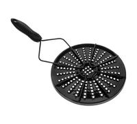 LIFKOME Placa de inducción esmaltada de transferencia de calor de 15 pulgadas con mango resistente al calor para cocina de gas Distribución uniforme del calor para cocinar y descongelar