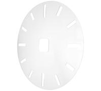 LIFKOME Plantilla de Acrílico Transparente para Esfera del Reloj de Pared, Herramienta de Incrustación para Carpintería Diy, Resistente a Rayaduras, Marcas de Dial para Posicionamiento