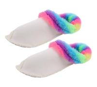 LIFKOME Plantillas Cálidas Desmontables para Zuecos Agujeros Forros de Felpa para Invierno Talla 38-39 Inserciones Suaves y Lavables para Botas y Calzado de Mujer Protección Frío