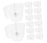 LIFKOME Portavelas de Té Transparentes Forma de Corazón Soporte para Mechas Reutilizables Aptos para Parafina Cera de Soja y Cera de Palma para Fiestas Bodas y Decoración Hogareña