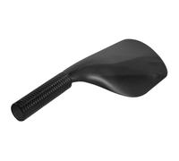 LIFKOME Protector Peluquería con Mango para Corte y Tintes Plástico para Salpicaduras Cómodo y Seguro para Barberías y Salones Color Negro