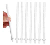 LIFKOME Pulsador Cisterna Roca Varillas para Inodoro Botón Pulsador, Plástico Blanco, Recambio Fácil, 10 Piezas para Baño