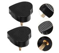 LIFKOME Puntas de Tacón Corazón para Zapatos de Tacón Alto Repuesto Negro Pasadores Finos y Gruesos Material Resistente Reparación para Mujeres Juego de 2 Pares