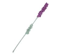 LIFKOME Ramo de Flor Falsa de Lavanda Tejido a Mano Hilo Decoración Floral Artificial para Bricolaje Adorno Floral de Crochet Duradero para Hogar y Oficina 1 Unidad