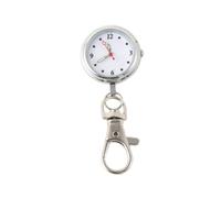 LIFKOME Reloj de Bolsillo Clásico de Cuarzo con Llavero, Gran Esfera con Números Grandes, Agujas Luminiscentes, para Hombres, Niños y Parejas, Uso Diario, Diseño Práctico y Visible