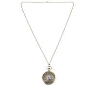 LIFKOME Reloj de Bolsillo Clásico Vintage Tapa Floral, Cuarzo Analógico Duradero, Diseño Ligero para Hombres y Mujeres, Recomendado para Estudiantes y Uso Cotidiano