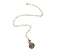 LIFKOME Reloj De Bolsillo Vintage con Cadena Esfera Numérica Reloj De Bolsillo con Escala Numérica con Cadena Clásico