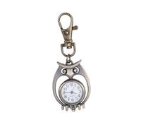 LIFKOME Reloj de Bolsillo Vintage Forma de Búho Dorado, Llavero Creativo de Aleación Ligero y Durable, Obsequio Diseño Exquisito y Uso Prolongado