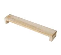 LIFKOME Reposamuñecas de Madera para Dibujo y Caligrafía Soporte Manual Ergonómico de Tamaño Mediano Tablero Liso de Pino Natural para Arte y Cerámica Elevador de Mano Portátil para