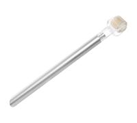 LIFKOME Rodillo de Masaje para Cejas Portátil con Cabezal Reemplazable de Acero Inoxidable Herramienta Manual para Cuidado y Firmeza Piel Masajeador Duradero para Líneas Finas