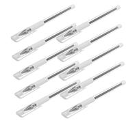 LIFKOME Rotuladores Impermeables para Marcar Cejas 10 Unidades Punta Fina Color Negro para Posicionamiento Profesional en Maquillaje y Tatuajes