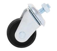 LIFKOME Rueda Giratoria de Repuesto para Gato Hidráulico Horizontal Rueda de Vástago de 12 MM Alta Resistencia Accesorio Industrial para Garaje Movimiento Suave y Fijación Segura