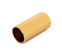 LIFKOME Slides de Metal Dorados de 51 Mm para Guitarra Eléctrica y Acústica, Deslizador de Dedo para Accesorios de Instrumentos Musicales, Adecuado para Country, Jazz y Blues, Sustain