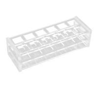 LIFKOME Soporte para Cuvettes de Acrílico Transparente Organizador Reutilizable de Puestos para Laboratorio para Biología Química Investigación
