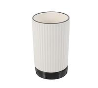 LIFKOME Soporte para Guardar Palillos de Cerámica Blanco , Resistente a Rayaduras y Apto para Lavavajillas , Organizador Práctico para Cocina Moderna