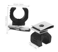 LIFKOME Soporte para Linterna Casco Duro Resistente Clip para Casco Luz Manos Libres para Profesionales y Bricolaje Uso Seguro y Duradero