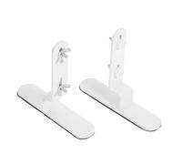 LIFKOME Soportes De Pared y Escritorio Para Tablero Perforado Blanco, Montaje Sin Taladro, Metal Resistente, Organizador Vertical Para Oficina y Hogar, Uso Versátil