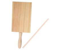 LIFKOME Tabla Para Hacer Ñoquis De Madera Resistente Al Desgaste, Kit Manual Paleta Ergonómica, Utensilios Para Pasta Casera, Adecuado Para Cocina Doméstica y Obsequio Práctico