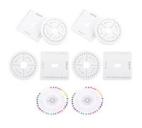 LIFKOME Tableros de Espuma Entrelazados para Pulseras con Alfombrilla de Manualidades y Pines de Posicionamiento Herramienta Ligera y Portátil para Tejer Cordones y Macramé