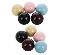 LIFKOME Tapones Redondos para Botella de Perfume 172 MM 10 Piezas Color Pastel Rosa Negro Beige Marrón Azul Tapa Esférica Recambio para Frascos Pulverizador Accesorios para