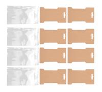 LIFKOME Tarjetas de Exhibición de Kraft Soporte Rectangular 100 Obsequio para Amigas en Acción de Gracias para Pequeñas de Pelo Agujeros para Accesorios de Cabello