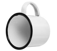 LIFKOME Taza de Hierro Vintage Pequeña Asas, Taza Multifuncional para Bebidas y Vino, Color, Adecuado para Ollas Calientes, Barbacoas y Uso en Hogar o Restaurante