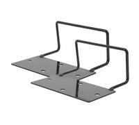 LIFKOME Tope Deslizante de Colchón de Metal Negro sin Perforación, Alta Dureza, 2 Piezas, Fijadores Antideslizantes para Cama y Accesorios de Dormitorio