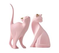 LIFNECESS Decoración de Habitaciones Figuras abstractas de estatuas Gatos y Pareja decoración del hogar Esculturas para el hogar(Set of 2)