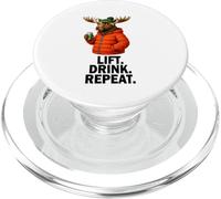 Lift Drink Repeat Alce - Esquí Invierno Fiesta PopSockets PopGrip para MagSafe