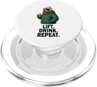 Lift Drink Repeat Oso Pardo - Esquí Invierno Fiesta PopSockets PopGrip para MagSafe