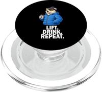 Lift Drink Repeat Oso Polar - Esquí Invierno Fiesta PopSockets PopGrip para MagSafe