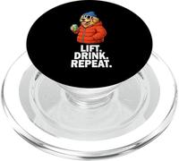 Lift Drink Repeat Perro - Esquí Invierno Fiesta PopSockets PopGrip para MagSafe
