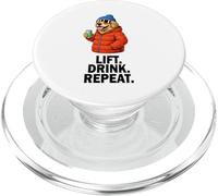Lift Drink Repeat Perro - Esquí Invierno Fiesta PopSockets PopGrip para MagSafe