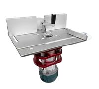 Lift enrutador manual, Elevador de mesa de enrutador,Kit de de elevación de aluminio pesado - de elevación anti-Rust Base Clear Scale Herramientas de carpintería Herramientas de