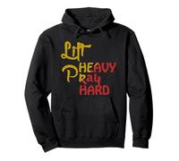 Lift Heavy Pray Hard, Gym Christian Gift For Christian Sudadera con Capucha