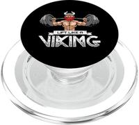 Lift Like a Viking Workout Gym Weightlifter Humor Design PopSockets PopGrip para MagSafe