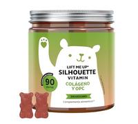 Lift me Up Silhouette - Péptidos de colágeno en alta dosis con Extracto de Semilla de Uva OPC y vitamina C y E - Piel firme y suave - 90 unidades (3 meses) - Sin azúcar - Bears with Benefits