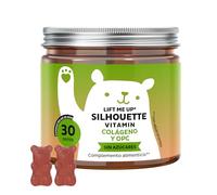Lift me Up Silhouette - Péptidos de colágeno en alta dosis con Extracto de Semilla de UvaOPC y vitamina C y E - Piel firme y suave - 30 unidades (1 mes) - Sin azúcar - Bears with Benefits